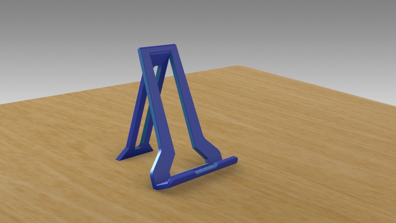 STL file Folding Tablet Stand for iPad, EReader Tablets and iPhone 10